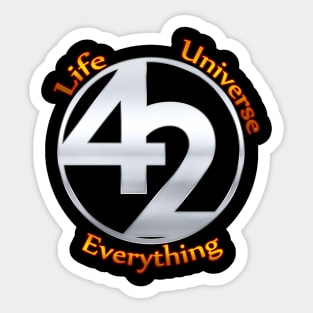 42 Sticker